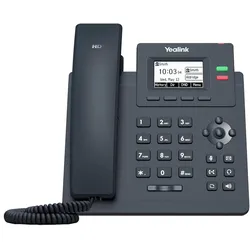 Yealink SIP-T31W WiFi telefon, s napájecím adaptérem, Telefon, Schwarz, Grau