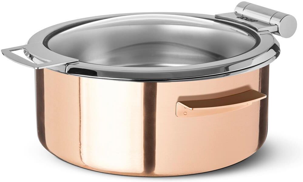 Abert Scaldavivande Tondo con Coperchio 33 cm Cosmo Copper