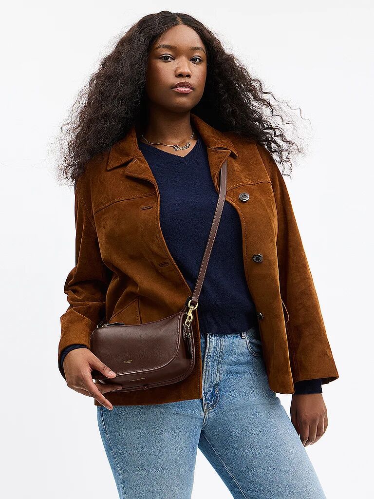 COACH Ledertasche - Mini Bag WAVERLY  braun W
