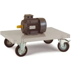 Manuflex, Transportwagen, TT0052.5021 Plattformwagen ohne Schiebebügel Stahlblech Traglast (400 kg)