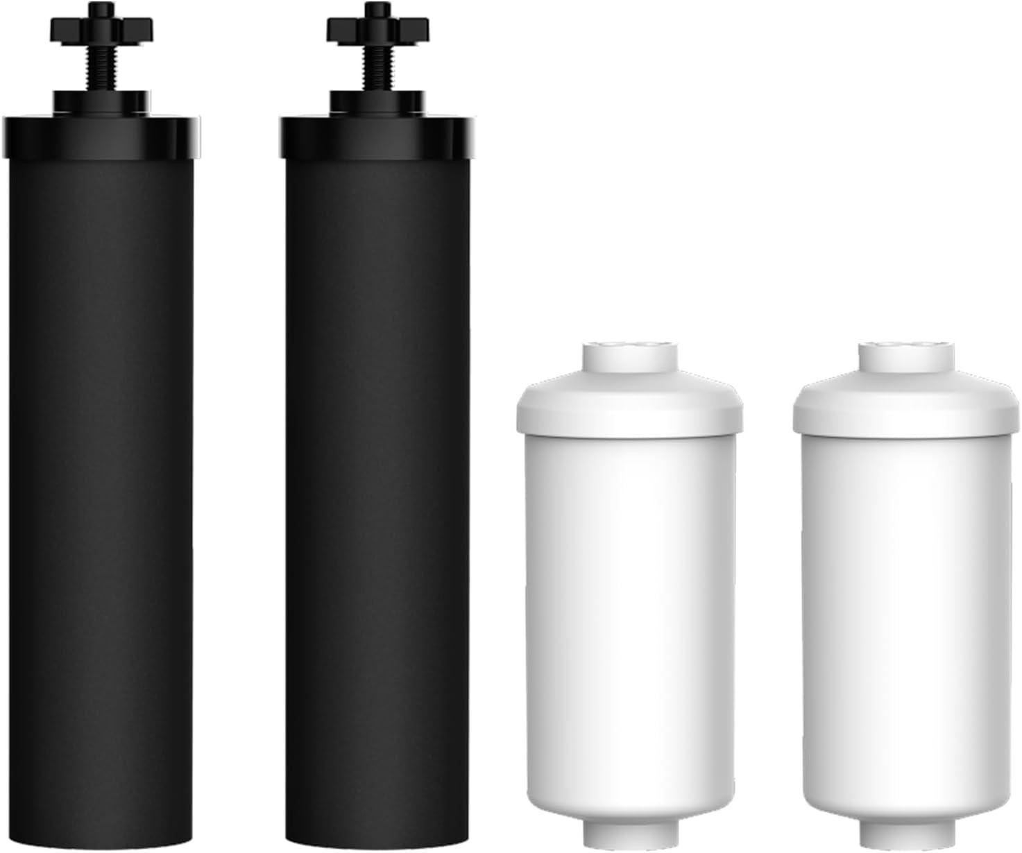 Alapure set waterfilterelementen met Berkey PF-2, geschikt voor Black Berkey