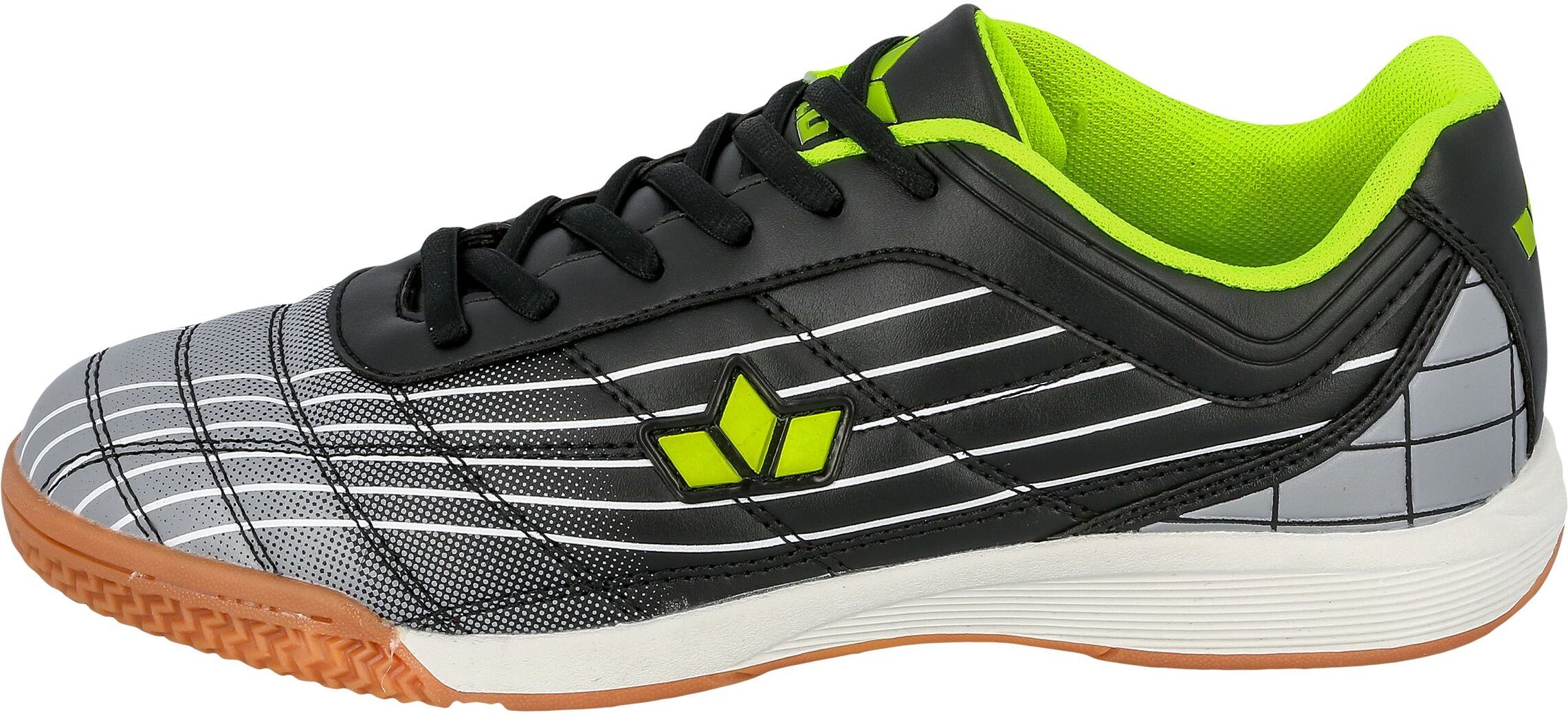 Hallenschuh LICO "Sportschuh Rockfield", Jungen, Gr. 33, Textil, schwarz, Synthetik, Schuhe Hallenschuh