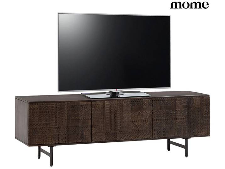 MOME TV-Möbel KALAI 145cm rotbraun