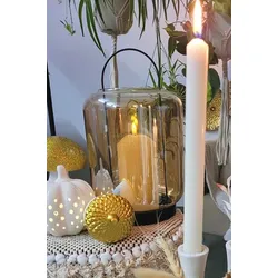 Kerzenlaterne Clermont 31cm natur