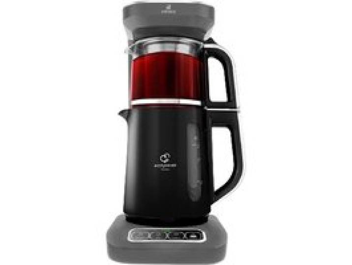 Caysever Robotea Pro 4-En-1 Théière Électrique Machine À Café Filtre Bouilloire Infuseur 2500W Automatique Gris Espace