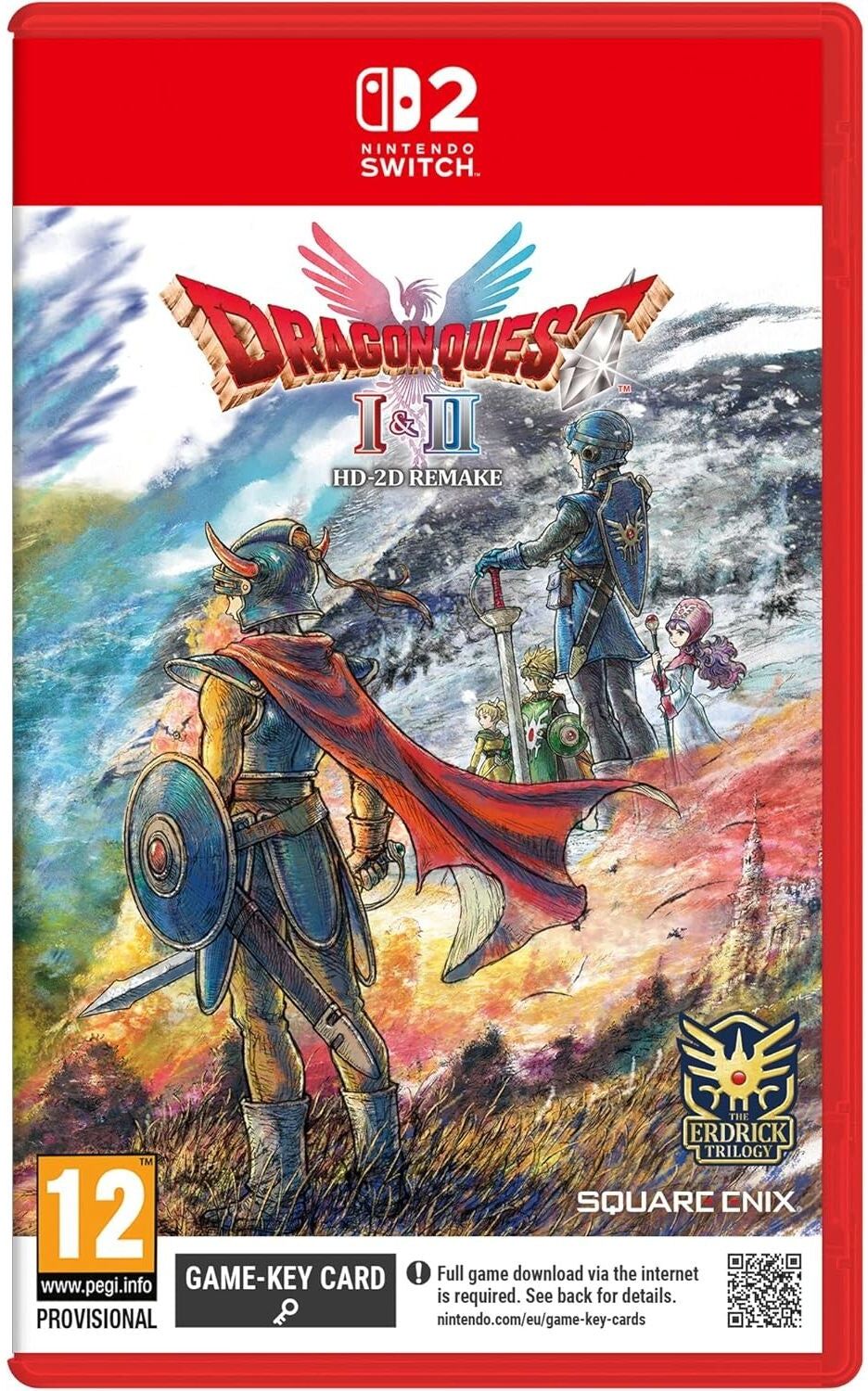 Nintendo Game DRAGON QUEST I & II HD‑2D Remake – Nintendo Switch 2 Game, Used - Good