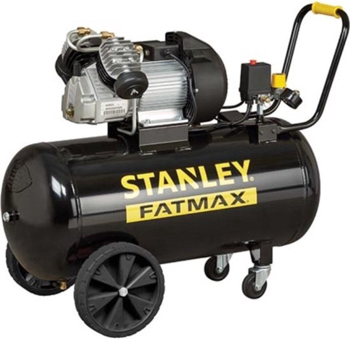 Stanley Professionele Horizontale Compressor - Oliegesmeerd - 100 L - 3 pk - 10 bar