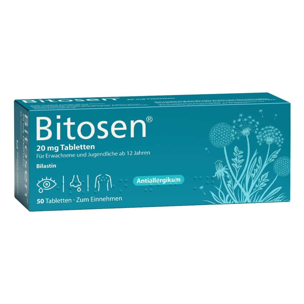 BERLIN-CHEMIE AG Bitosen 20 mg Tabletten bei Allergien 18890514