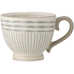 Bloomingville Maple Becher, Steingut, Ø 11xH9 cm, blau