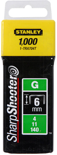 Stanley Agrafes type G 12mm 1000 pcs. (1-TRA708T)