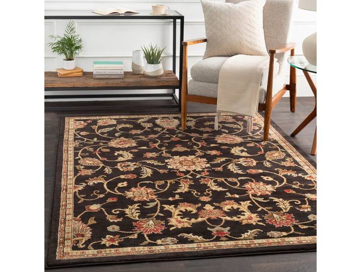 Teppich LIVABLISS BOLZANO , schwarz, B:160cm H:14mm L:230cm, Polypropylen, Teppiche, Teppich