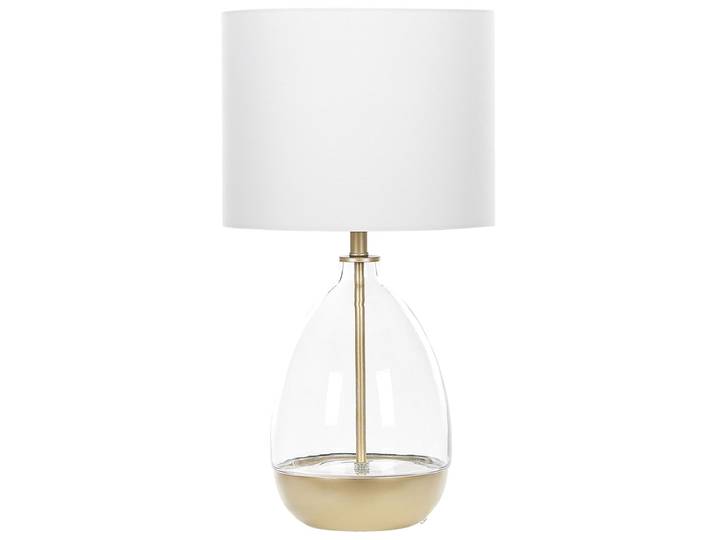 Lampe à poser verre blanc