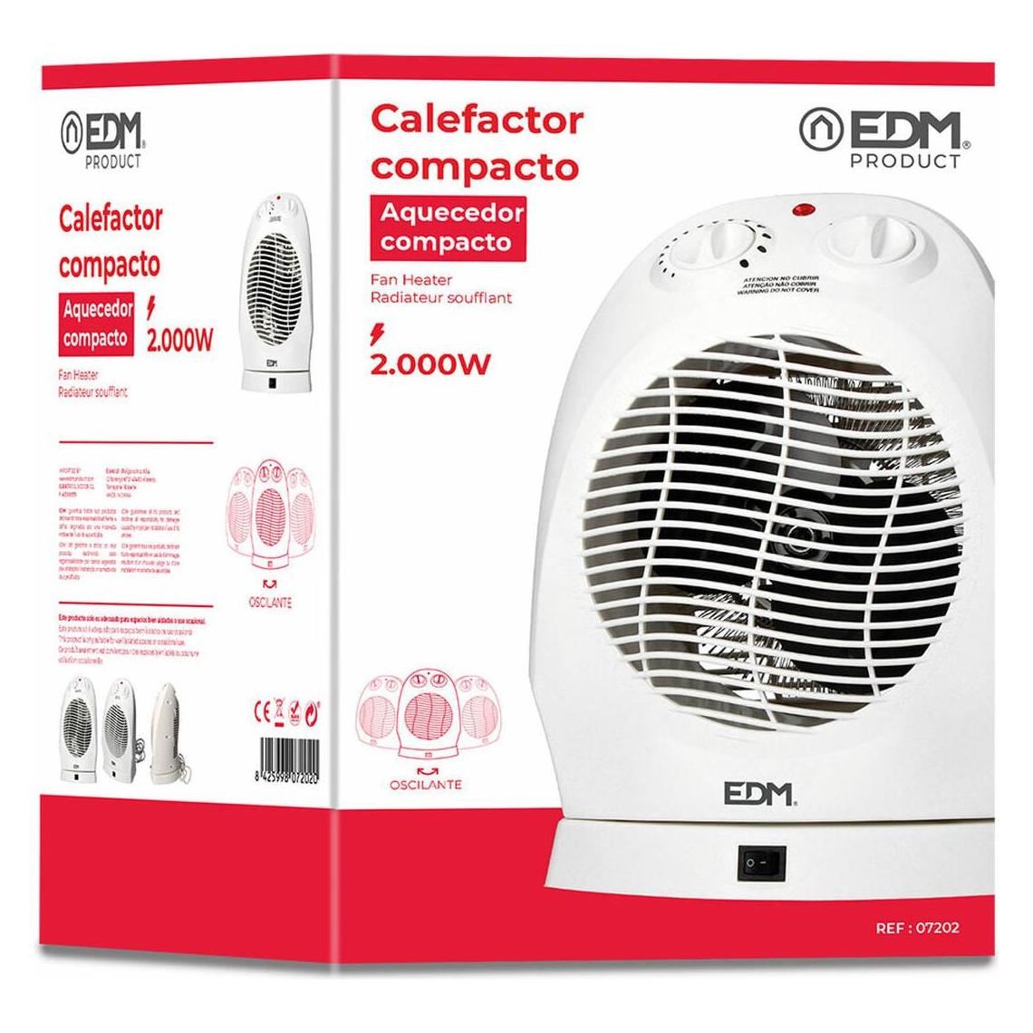 EDM Heizung 07202 07202 Weiss 1000-2000 W 1000 - 2000 W (2000 W) (45297141)