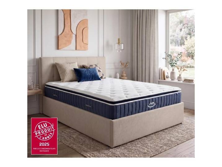 Matelas hybride soutien renforcé 180x200cm épais 30cm - Victoria Plus - Morphea