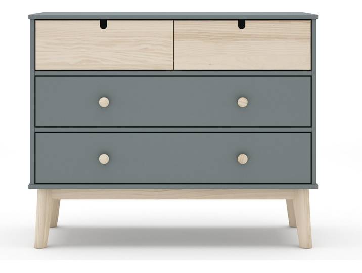 CALICOSY - Commode 4 tiroirs L100 cm LÉONIE
