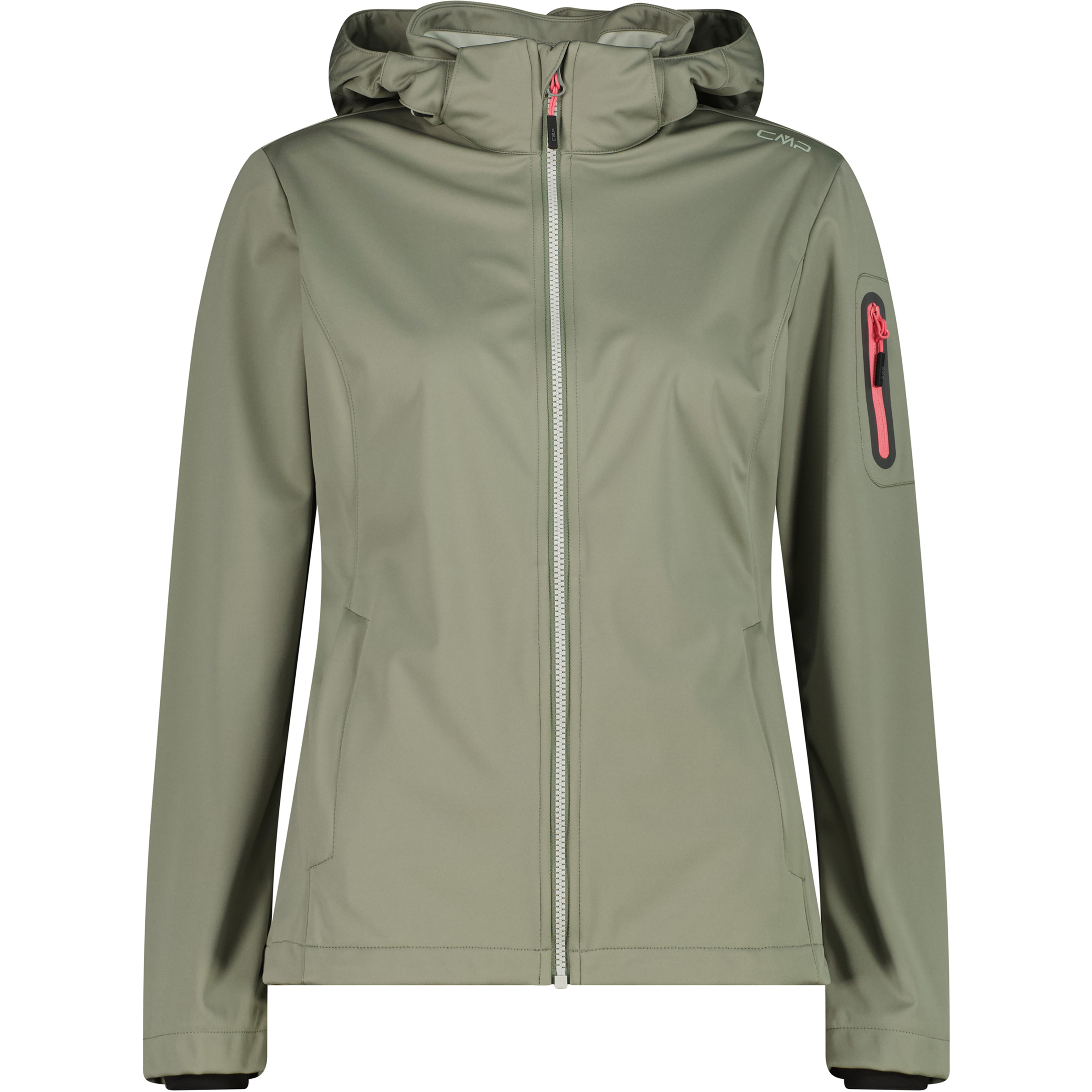 CMP Light Softshell Damen Softshelljacke oliv Größe M Trekking Wasserabweisend Wasserabweisend