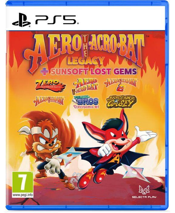 Aero The Acro-Bat Legacy + Sunsoft Lost Gems voor PlayStation 5 - JUST FOR GAMES