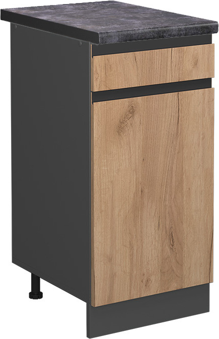 Vicco R-Line Keukenonderkast J-Shape Antraciet Model 46342