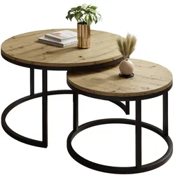 COUCHTISCH CIRI 2-in-1 Eichenoptik Artisan