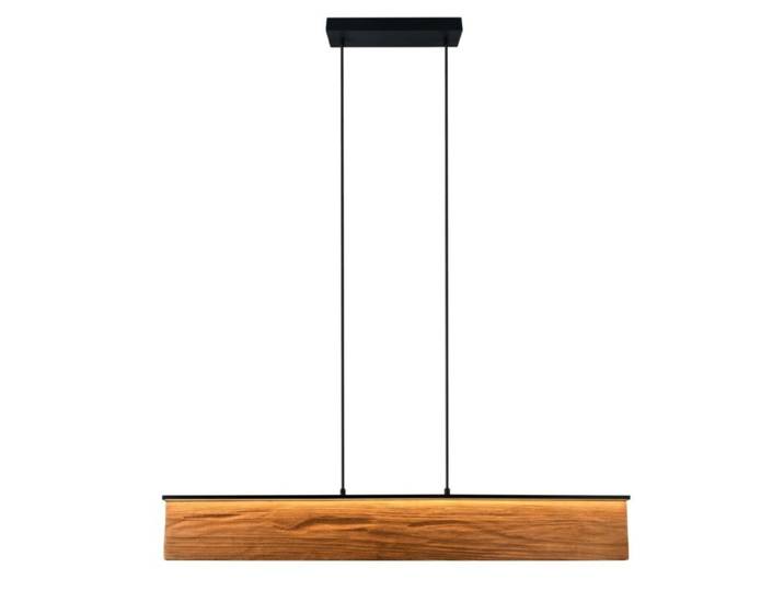 Trio Pendelleuchte Kalea, Esstischlampe, Naturholz 3-Stufen-Dimm