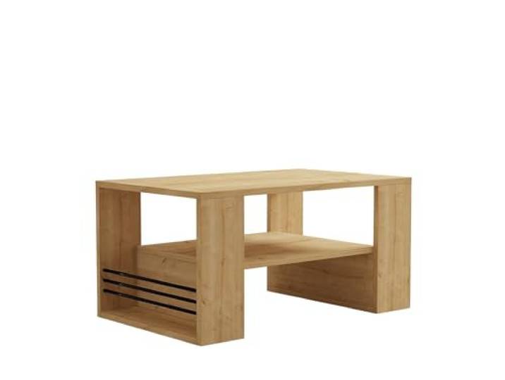 Hanah Home Moderner Couchtisch, Saphirblau, 80 x 50 x 40 cm 100% melaminbeschichtete Spanplatte, 18 mm stark Stilvolles und funktionales Design für jeden Wohnraum