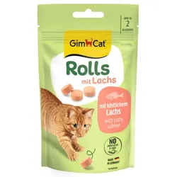 GimCat | Rollen | Leckerlis für Katzen – Lachs 40 g