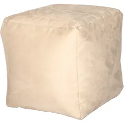 Linke Licardo Sitzwürfel Noble Soft champagner 40/40/40 cm