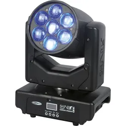 Showtec Shark Wash Zoom One 7x 15 W RGBW LED- Wash Moving head