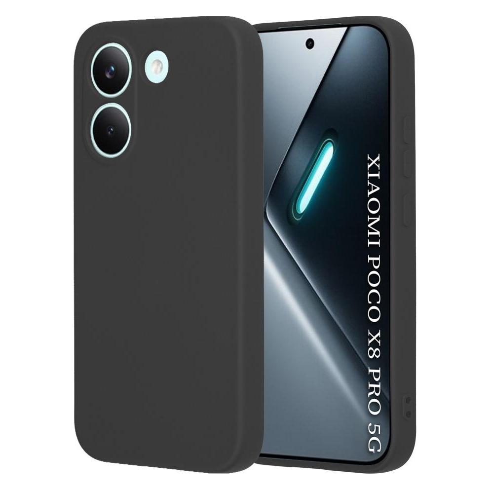 Techsuit - SoftFlex - Xiaomi Poco X8 Pro - Black (Xiaomi Poco X8 Pro) (67872445)