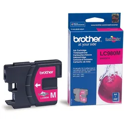 Brother Original LC-980M Druckerpatrone magenta 260 Seiten (LC980M)