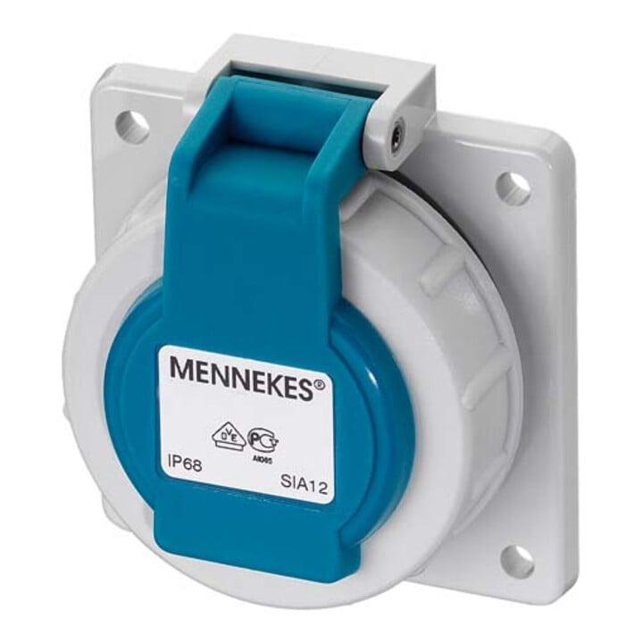 Mennekes BL17006 Schuko-Anbau-Steckdose ,16 A ,2p+E ,230 V ,IP68, 17006)