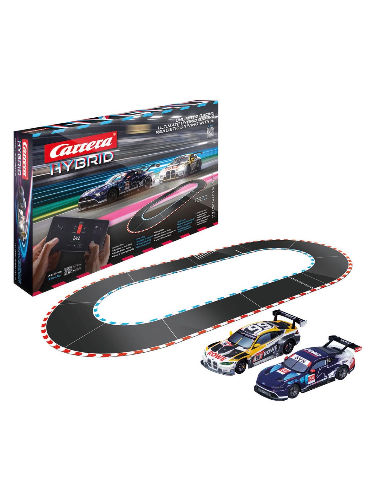 Carrera Hybrid Race Track HyperDrive Fury - 1:50