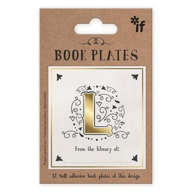 IF Exlibris - Satz Aufkleber - Buchstabe L (12 Sticker) (47603722)