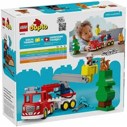 LEGO Löschauto mit Schlauch und Feuerwehrmann