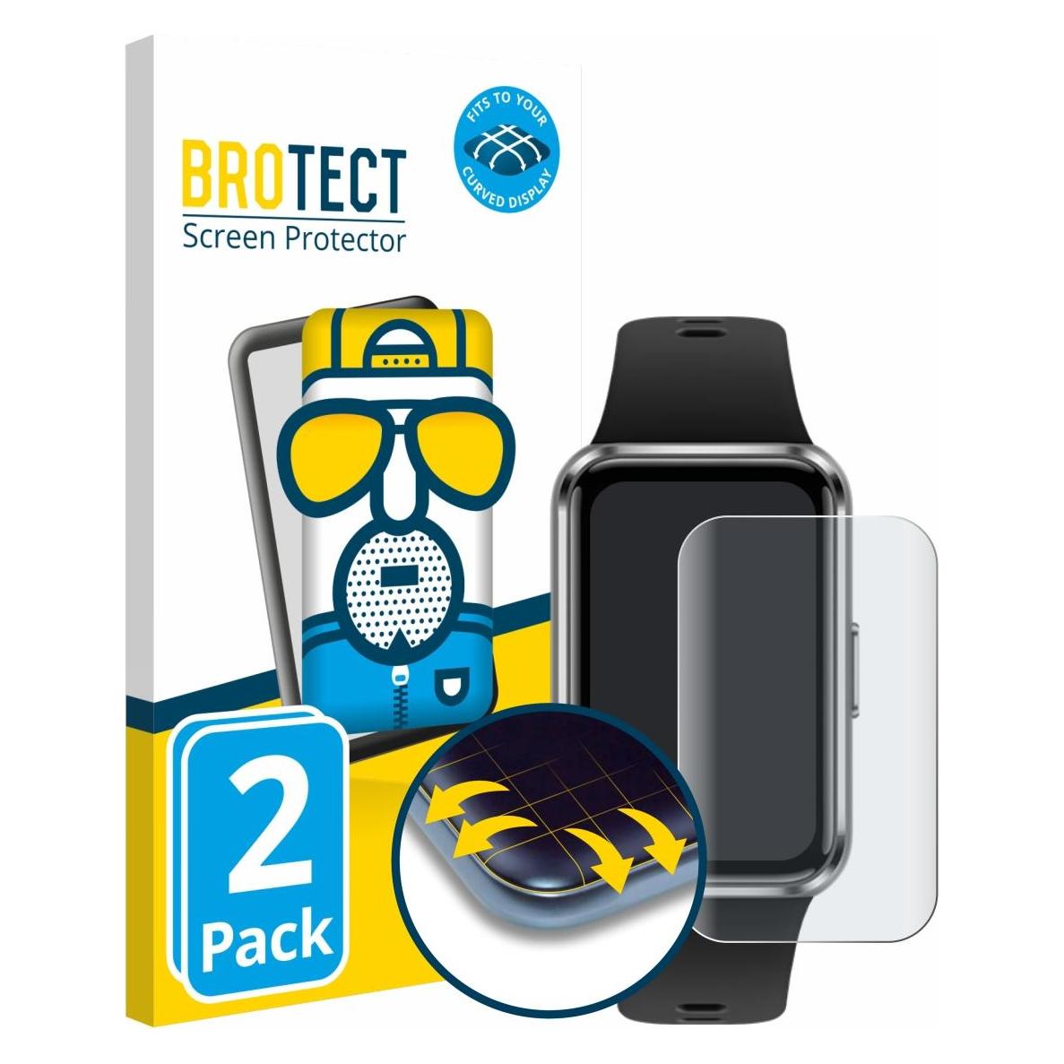 Brotect Fullscreen für Huawei Band 11 Schutzfolie Displayschutz Folie Matt Entspiegelungsfolie (5662363)