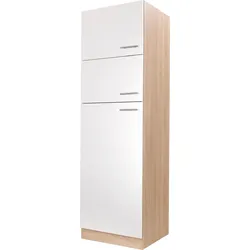 Geräteumbauschrank MERLE Weiß/Eichefarben