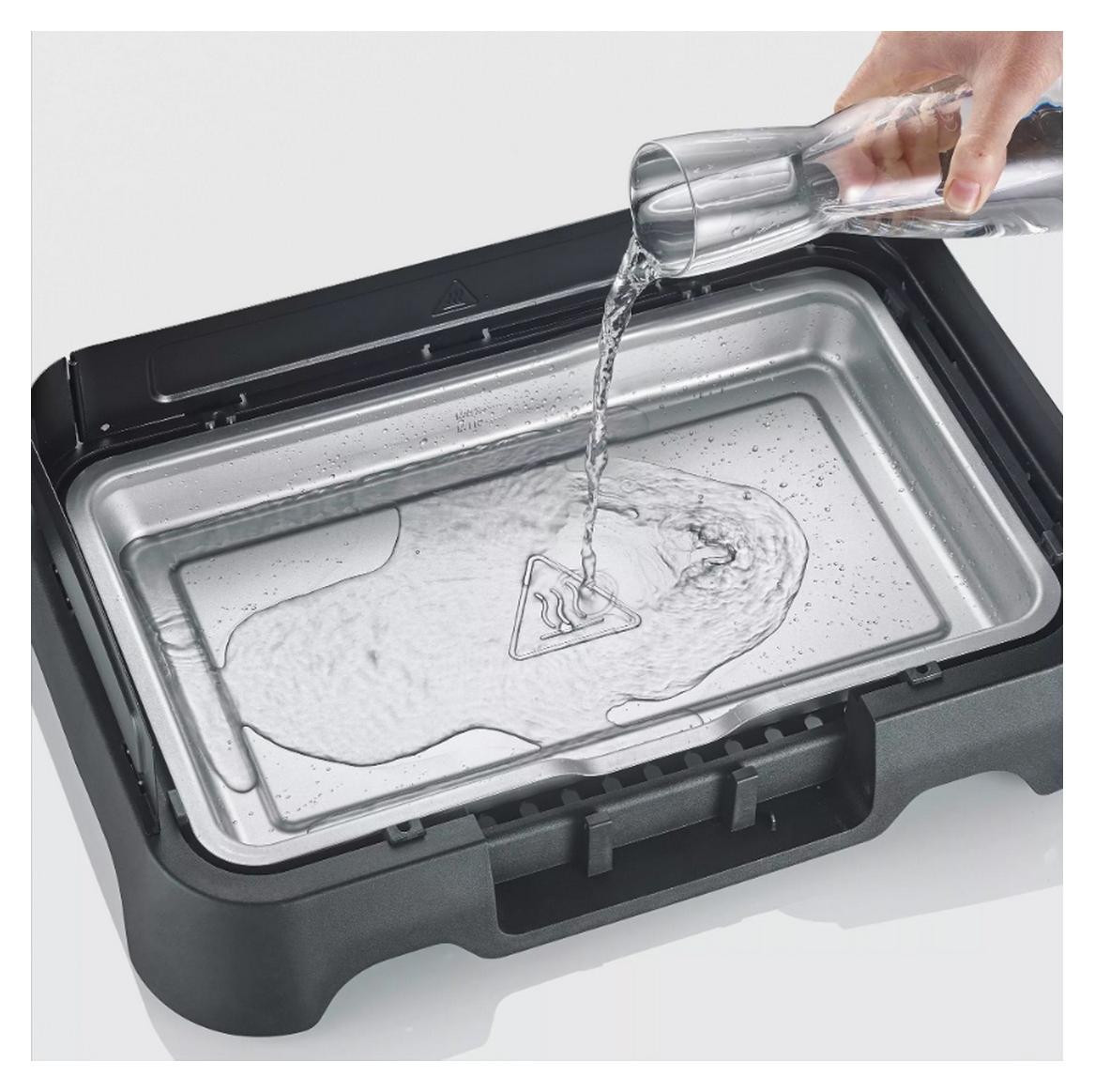 Severin PG 8595 Elektrische Tafelgrill, 2000 W, 1 zone, 390 x 230 mm