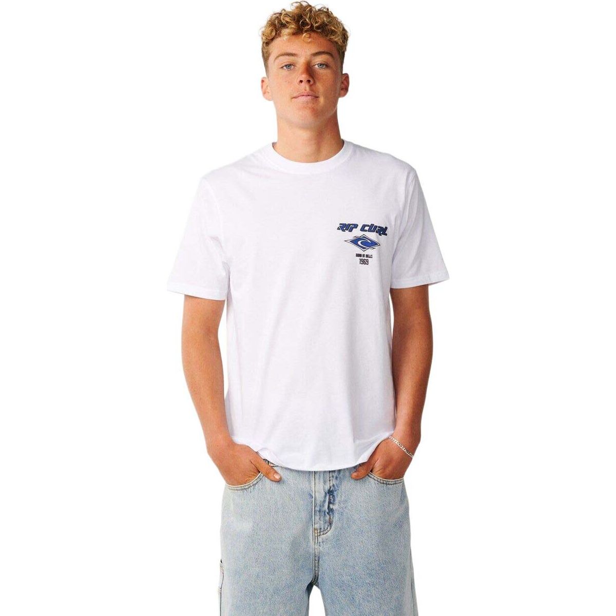 RipCurl Fade OUT Icon Tee white (1000) M 12GMTE-1000-M