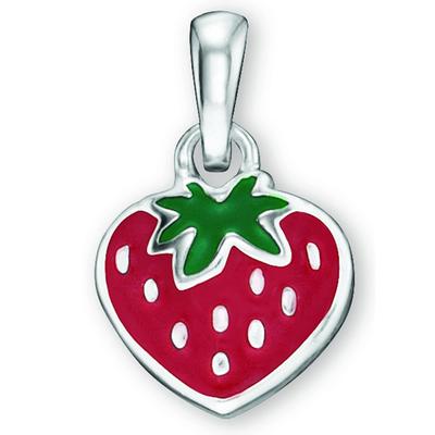Kettenanhänger ONE ELEMENT "Erdbeere Anhänger aus 925 Silber", silber, Schmuckanhänger, Mädchen, Silber 925 (Sterlingsilber), Kettenanhänger, Bedeutungsvoll & zeitlos – ein Begleiter mit Persönlichkeit