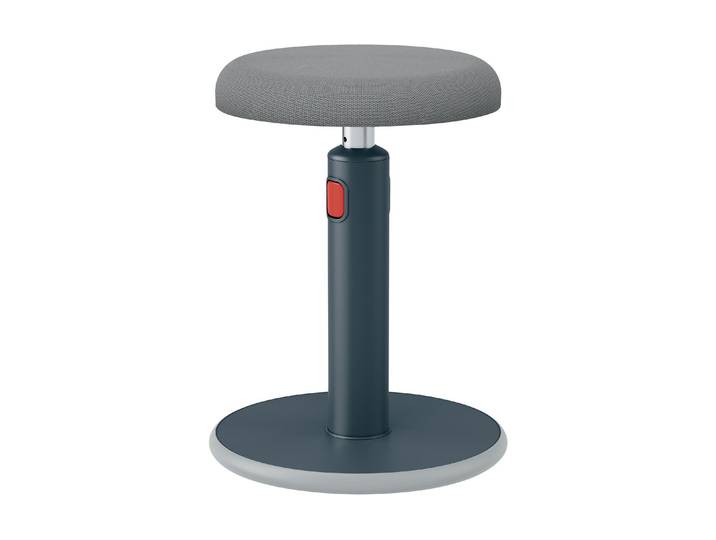 Schreibtischstuhl LEITZ Ergonomischer Aktiv Hocker Ergo Cosy , grau, Stühle, Schreibtischstuhl