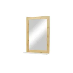 Spiegel   ¦ holzfarben ¦ Bambus,Glas,Holzwerkstoff ¦ Maße (cm): B: 50 H: 70 T: 12.0