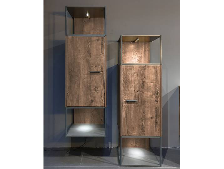 Hängeschrank 45 x 156 x 38cm Braun