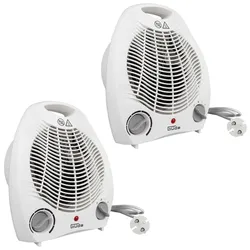 Güde 2x Heizlüfter GH 2000 - 2000 W Heizleistung - 20 m3 - Ventilatorfunktion
