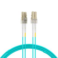 SECOMP STANDARD LWL-Kabel 50/125µm OM3, LC/LC, türkis, 2 m S1802