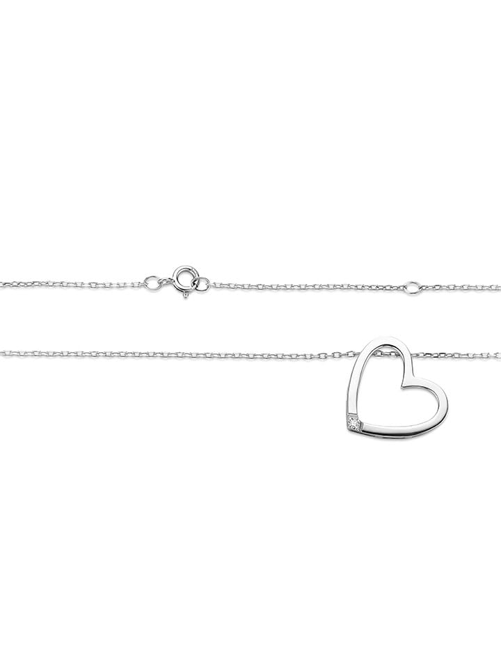 Revoni Silber-Halskette mit Anhänger - (L)45 cm - onesize