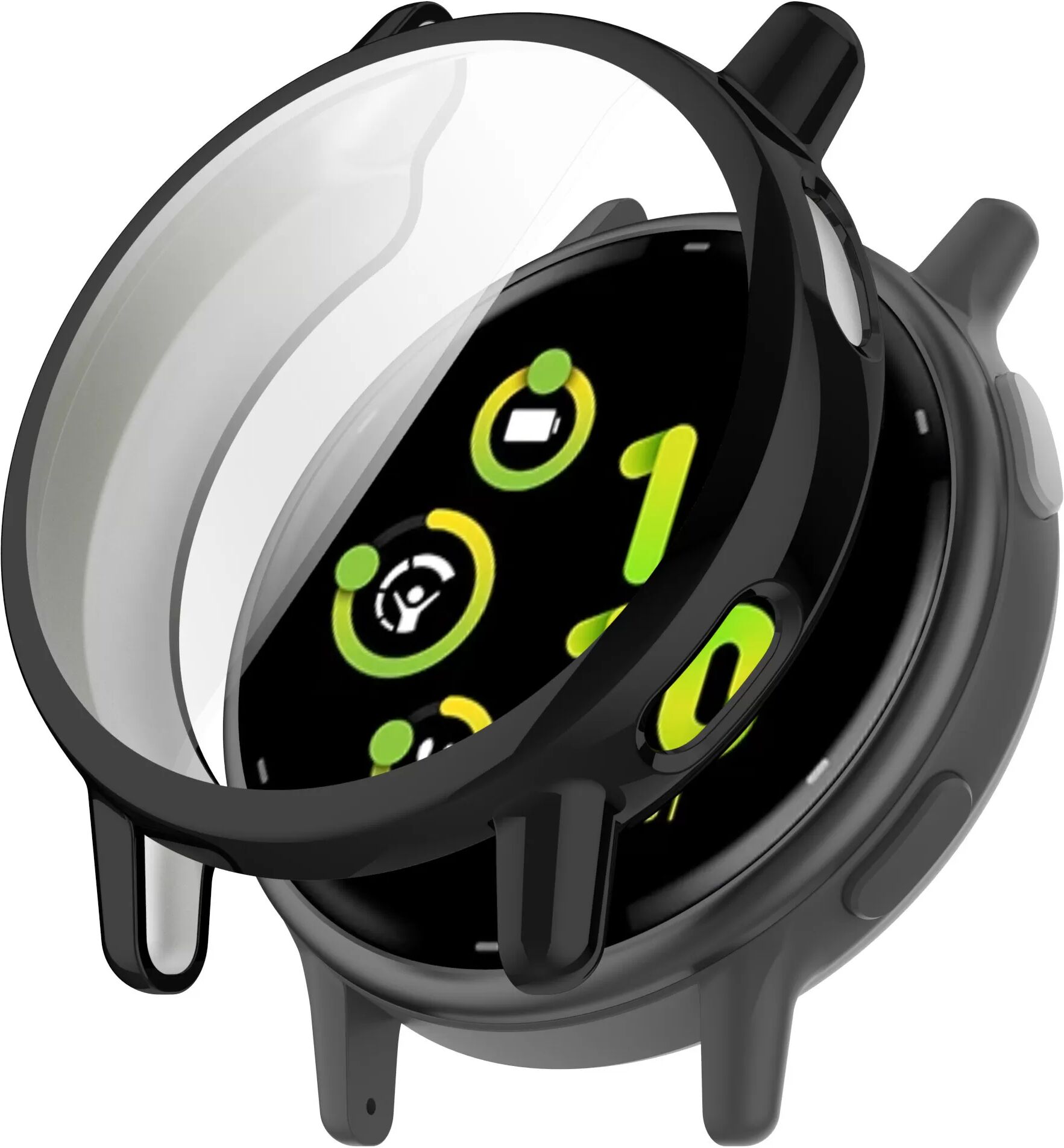INF Garmin Vivoactive 5 Hülle, TPU Rundum-Schutzhülle Schwarz