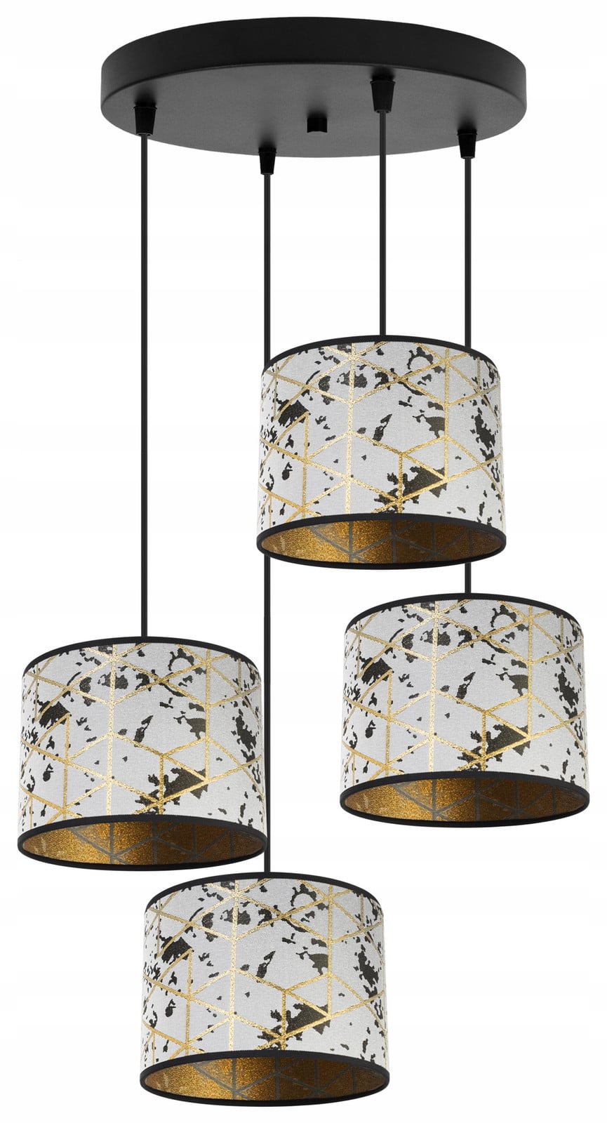 LIGHT HOME LH Hanglamp met gouden motief