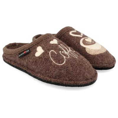Haflinger - Flair Coffee Time - Hausschuhe 36 | EU 36 braun