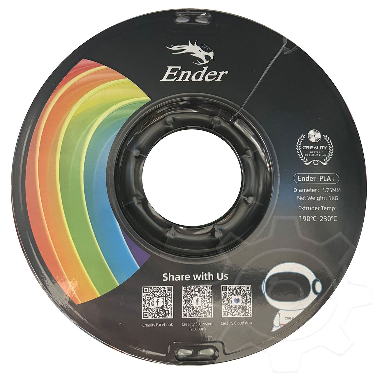 Creality PLA+ 1,75mm WHITE 1kg ENDER 3D FILAMENT