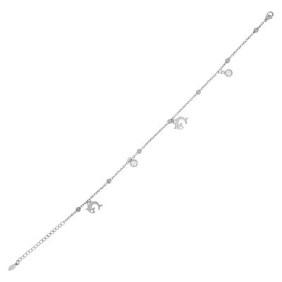Kettenanhänger ADELIA´S "Anhänger aus Edelstahl mit Perle", silber, Schmuckanhänger, Damen, Edelstahl, Kettenanhänger, Ideal als Geschenk zum einfach so
